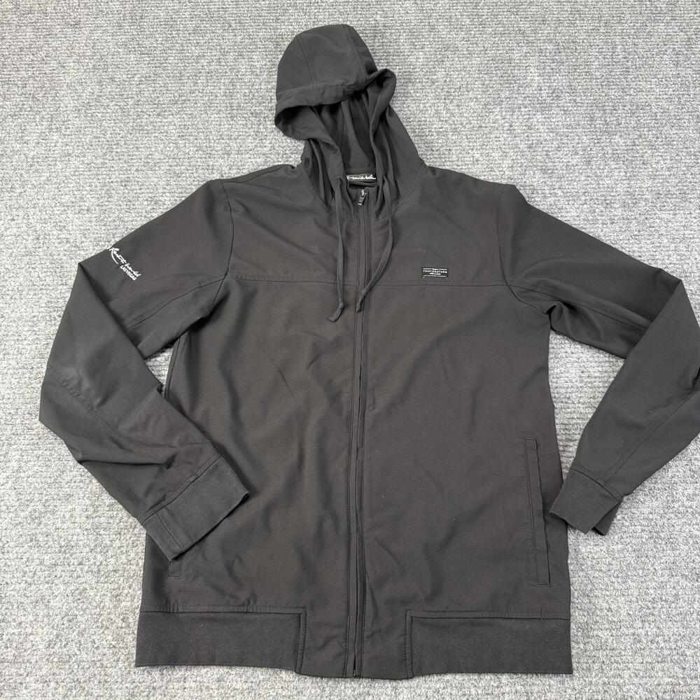 Travis Mathew Jacket Mens Small Softshell Hooded Zip Resorts World Las Vegas